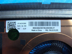 Lenovo Thinkpad T490 14" Genuine CPU Cooling Fan w/Heatsink 01YU190 AT1AC002SS0