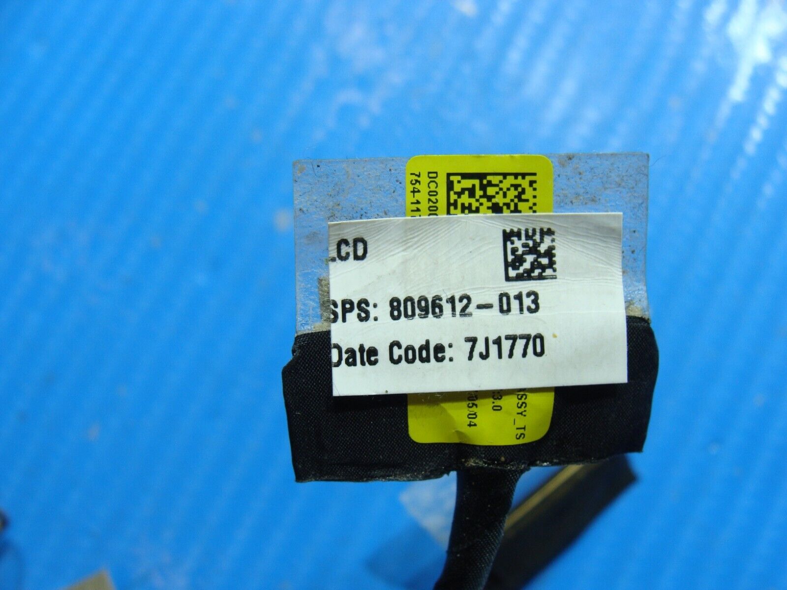 HP 15.6” 15-bs086nr OEM Laptop LCD Video Cable w/WebCam 914518-1K0 809612-013