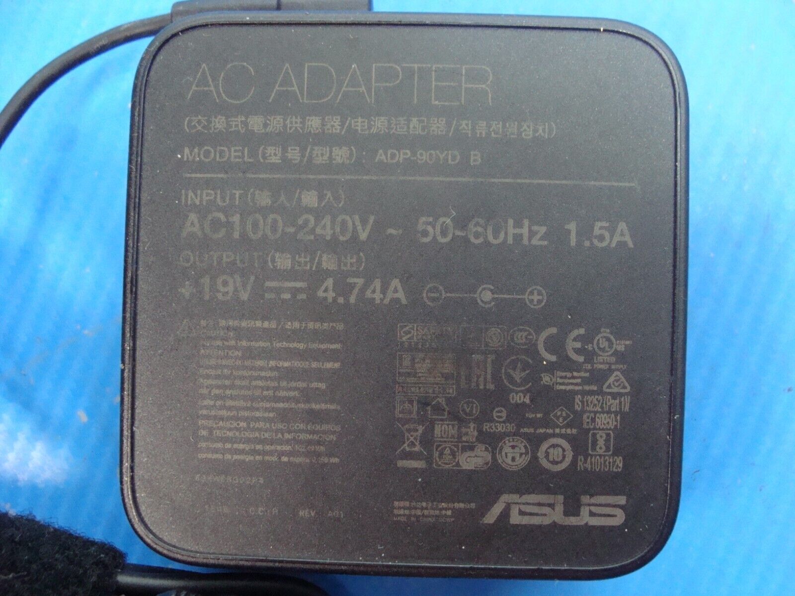 Genuine ASUS Laptop Charger AC Power Adapter ADP-90YD B 90W 4.5mm Tip Center Pin