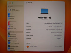 Apple MacBook Pro 15 A1990 i7-9750H 2.6GHz 16GB 256GB 2019 PRO 555X Touchbar/ID