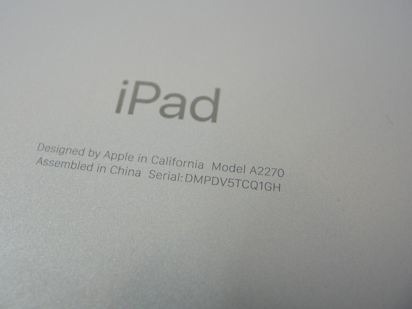 2020 Apple iPad 8th Gen 10.2