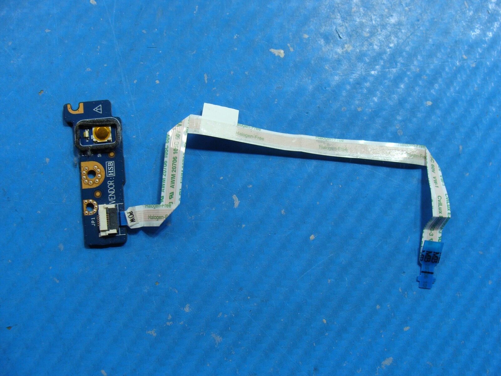 Dell Precision 7530 15.6 Genuine Power Button Board w/Cable MWF2P LS-F592P