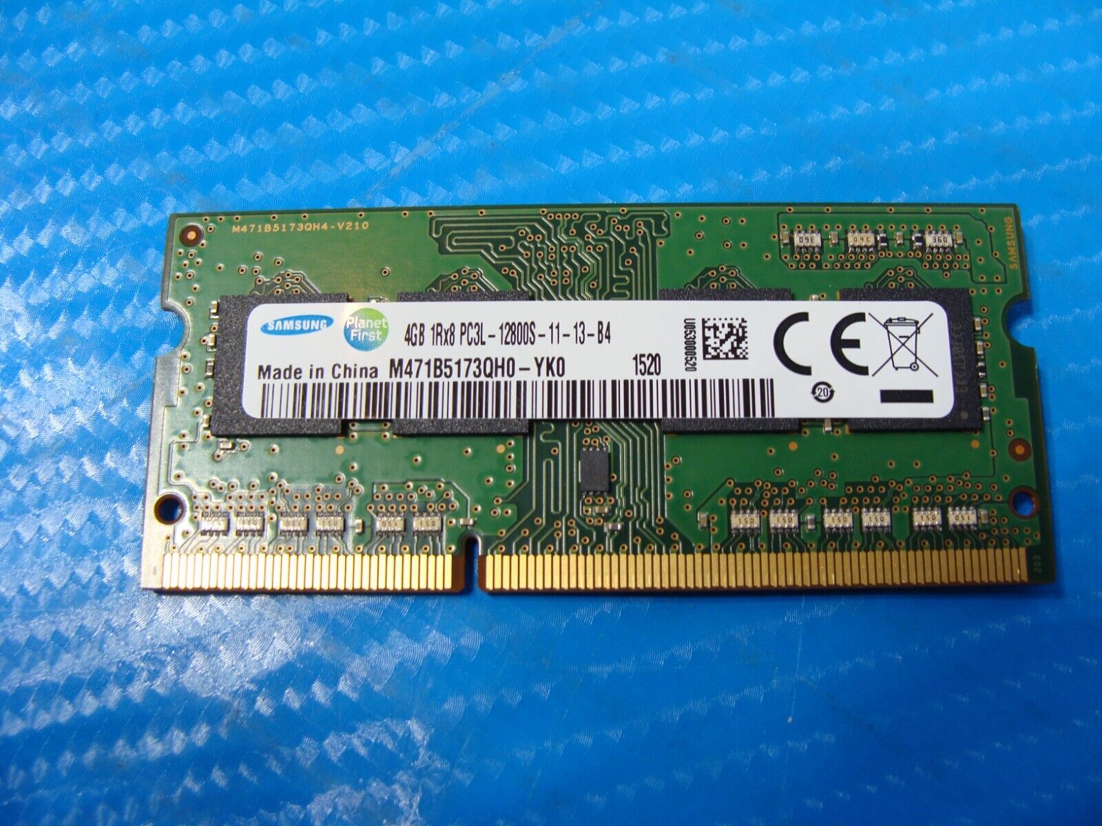 Lenovo T450s SAMSUNG 4GB 1Rx8 PC3L-12800S Memory RAM SO-DIMM M471B5173QH0