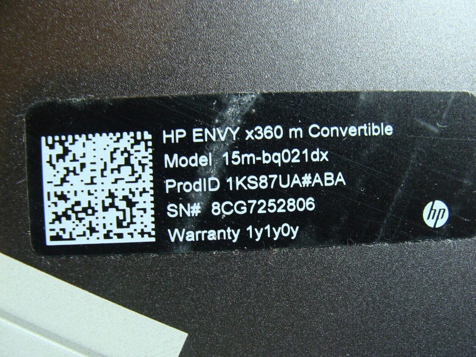 HP ENVY x360 15m-bq021dx 15.6