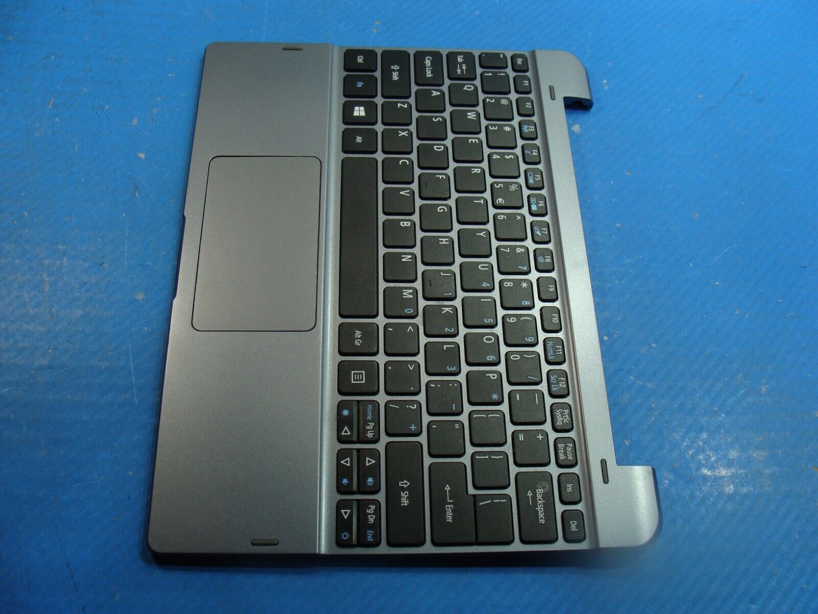 Acer One 10.1” S1002 OEM Laptop Palmrest w/TouchPad Keyboard Gray 13NM-1ZM0602