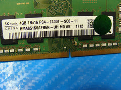 Dell 15 5566 SK Hynix 4GB 1Rx16 PC4-2400T Memory RAM SO-DIMM HMA851S6AFR6N-UH