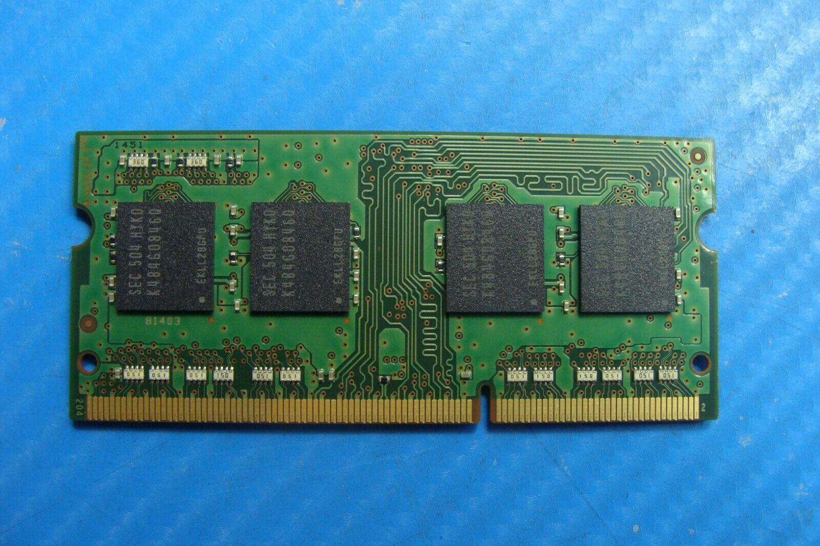 Dell 3570 Samsung 4Gb pc3-12800s SODIMM Memory RAM m471b5173qh0-yk0 