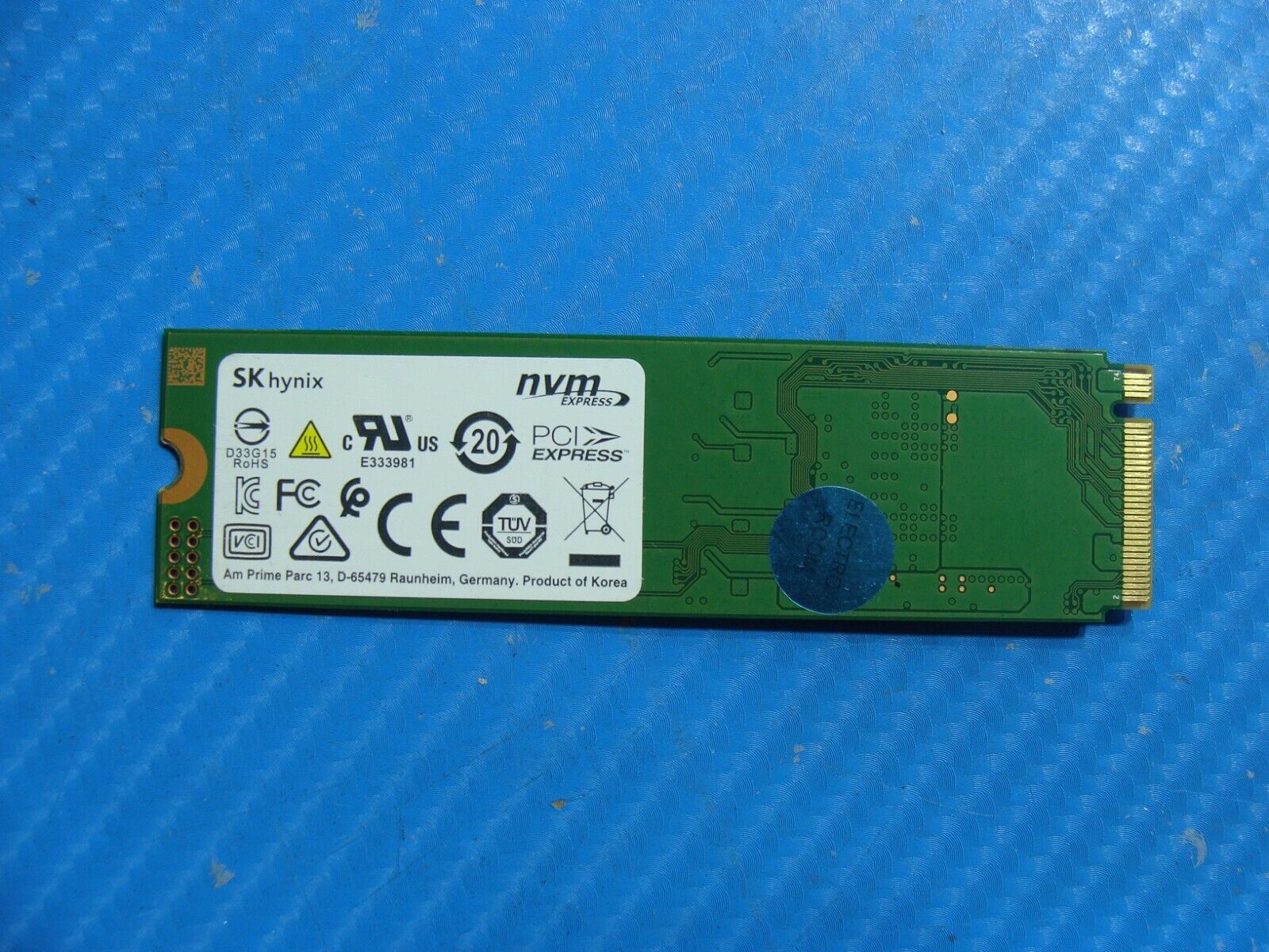 Lenovo P50 SK Hynix 256GB NVMe M.2 SSD Solid State Drive HFM256GDJTNG-8310A