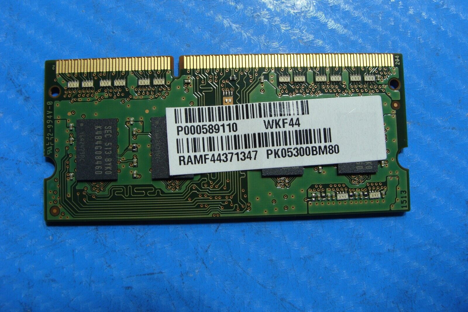 Toshiba C55-B5382 So-Dimm Samsung 4Gb Memory PC3L-12800S-11-13 M471B5173DB0-YK0