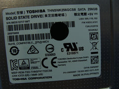 Dell 13 5378 Toshiba 256GB SATA 2.5" HDD Hard Drive THNSNK256GCS8 0WN96F