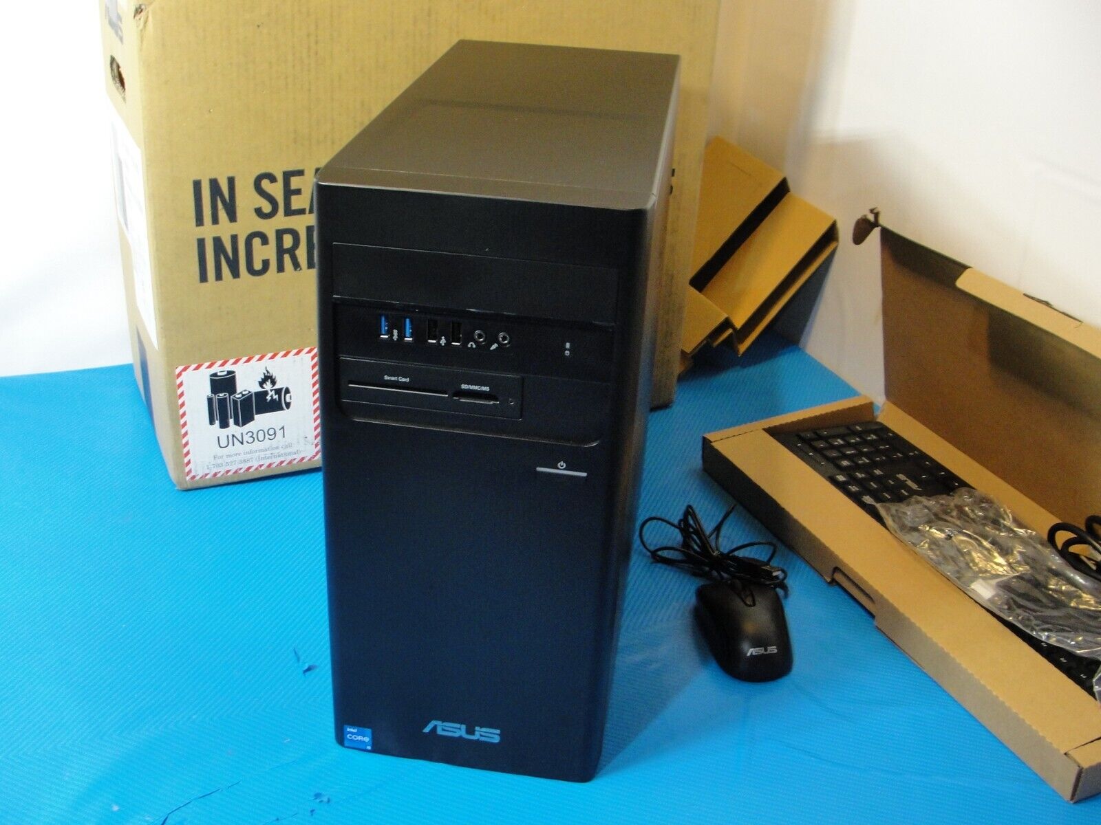 ASUS - Performance Desktop - Intel Core i5-12400 8GB Memory - 512GB SSD Wifi BT