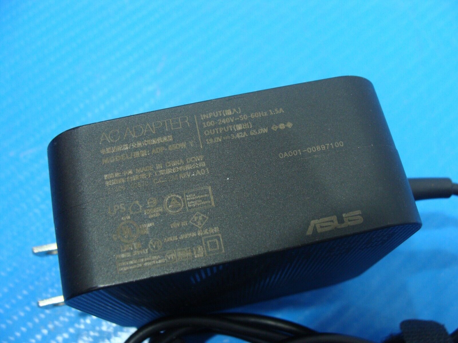 Genuine 65 W - Asus Laptop Charger AC Power Adapter 19V 3.42A 4.0mm