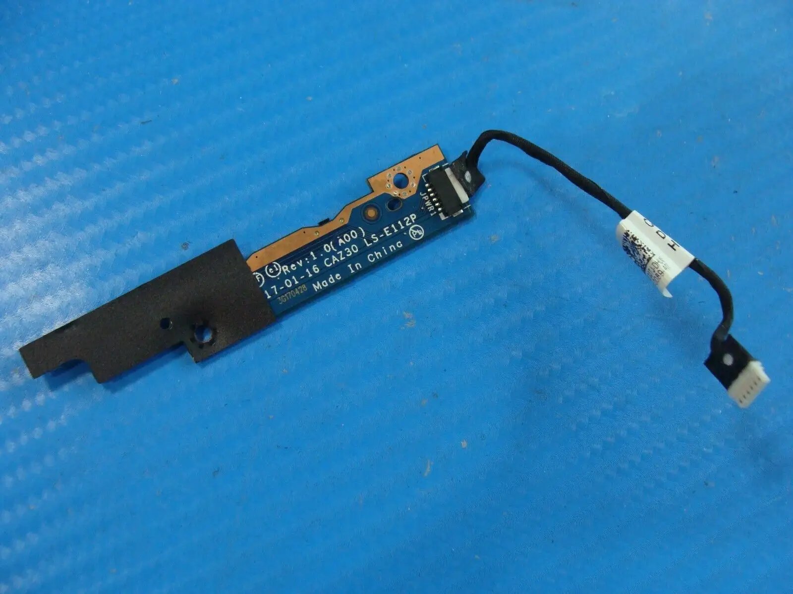 Dell Latitude 12.5” 5289 OEM Media Power Button Board w/Cable LS-E112P V30TJ