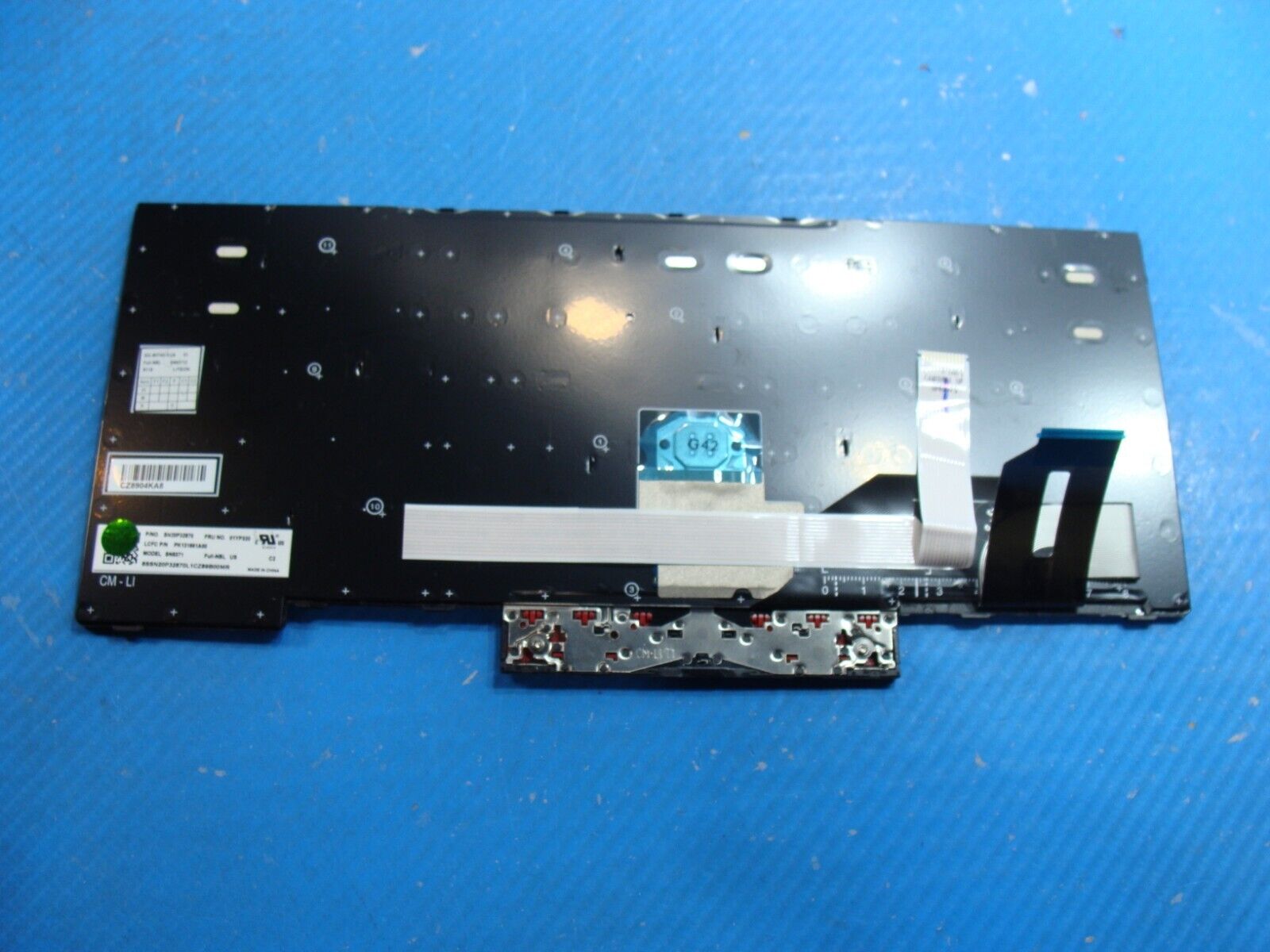 Lenovo Thinkpad E480 14 Genuine Laptop US Keyboard 01YP320 SN20P32870