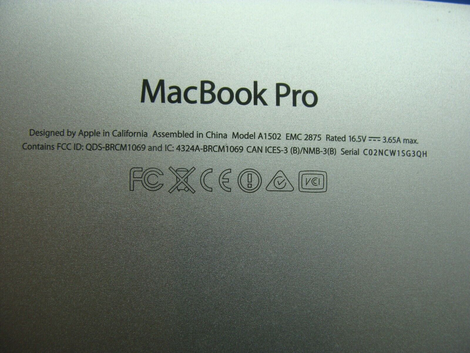 MacBook Pro A1502 13