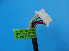 HP 15.6" 15-bs095ms Genuine Laptop DC IN Power Jack w/Cable 799749-Y17