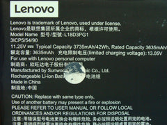 Lenovo Chromebook 300e 81MB 2nd Gen 11.6" Battery 11.25V 41Wh 3635mAh L18D3PG1 - Laptop Parts - Buy Authentic Computer Parts - Top Seller Ebay