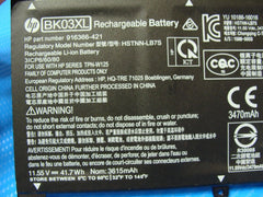 HP Pavilion x360 14-ba075tx 14" Battery 11.55V 41.7Wh 3470mAh 916811-855 BK03XL