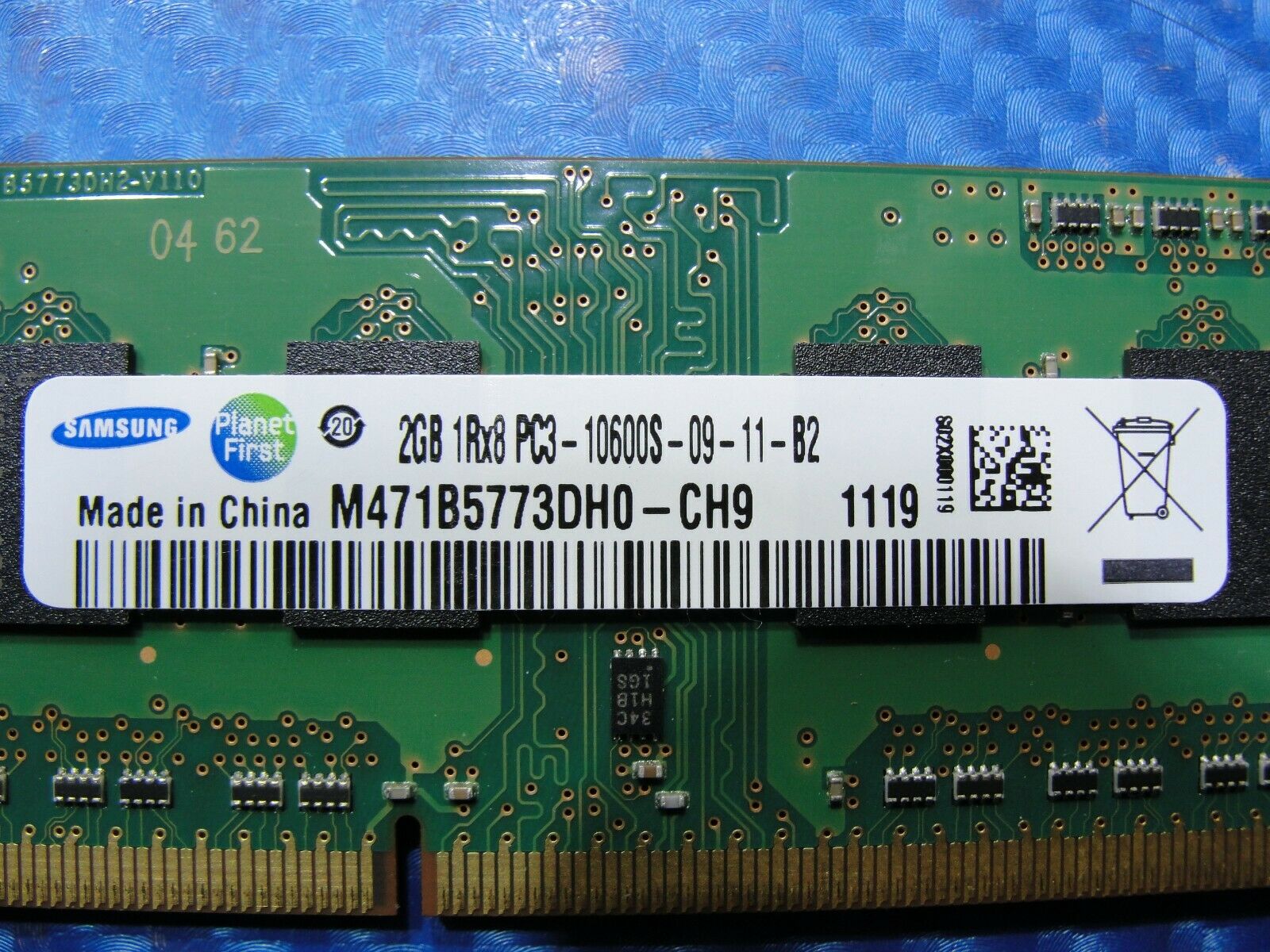 Apple A1286 Samsung 2GB 1Rx8 PC3-10600S SO-DIMM RAM Memory M471B5773DH0-CH9 - Laptop Parts - Buy Authentic Computer Parts - Top Seller Ebay