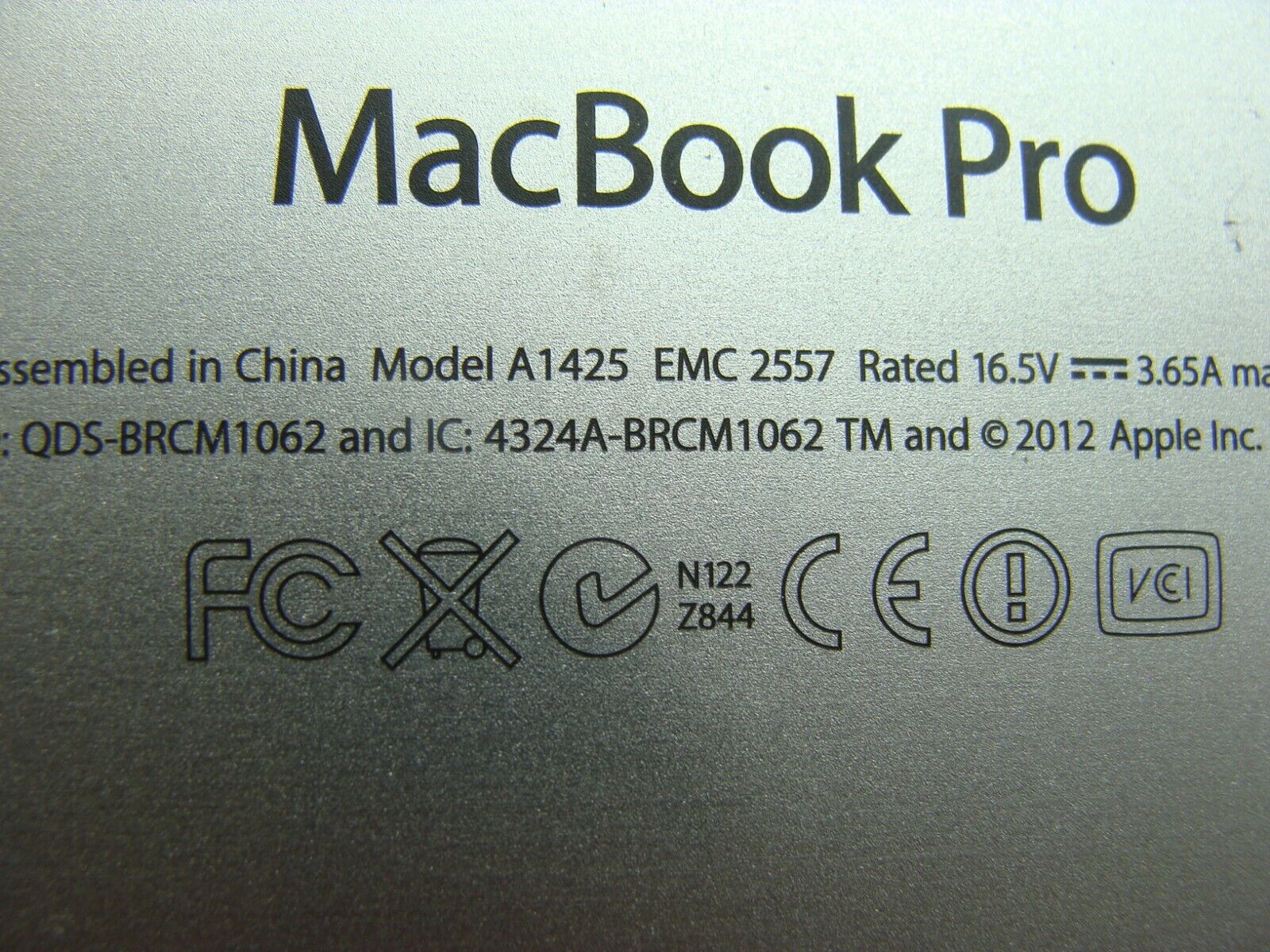 MacBook Pro A1425 13