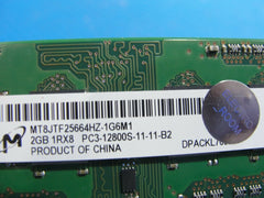 MacBook A1278 Laptop Micron 2GB Memory PC3-12800S-11-11-B2 MT8JTF25664HZ-1G6M1 - Laptop Parts - Buy Authentic Computer Parts - Top Seller Ebay