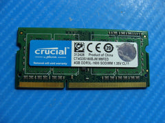 MacBook Pro A1286 Crucial 4GB DDR3L-1600 Memory RAM SO-DIMM CT4G3S160BJM.M8FED