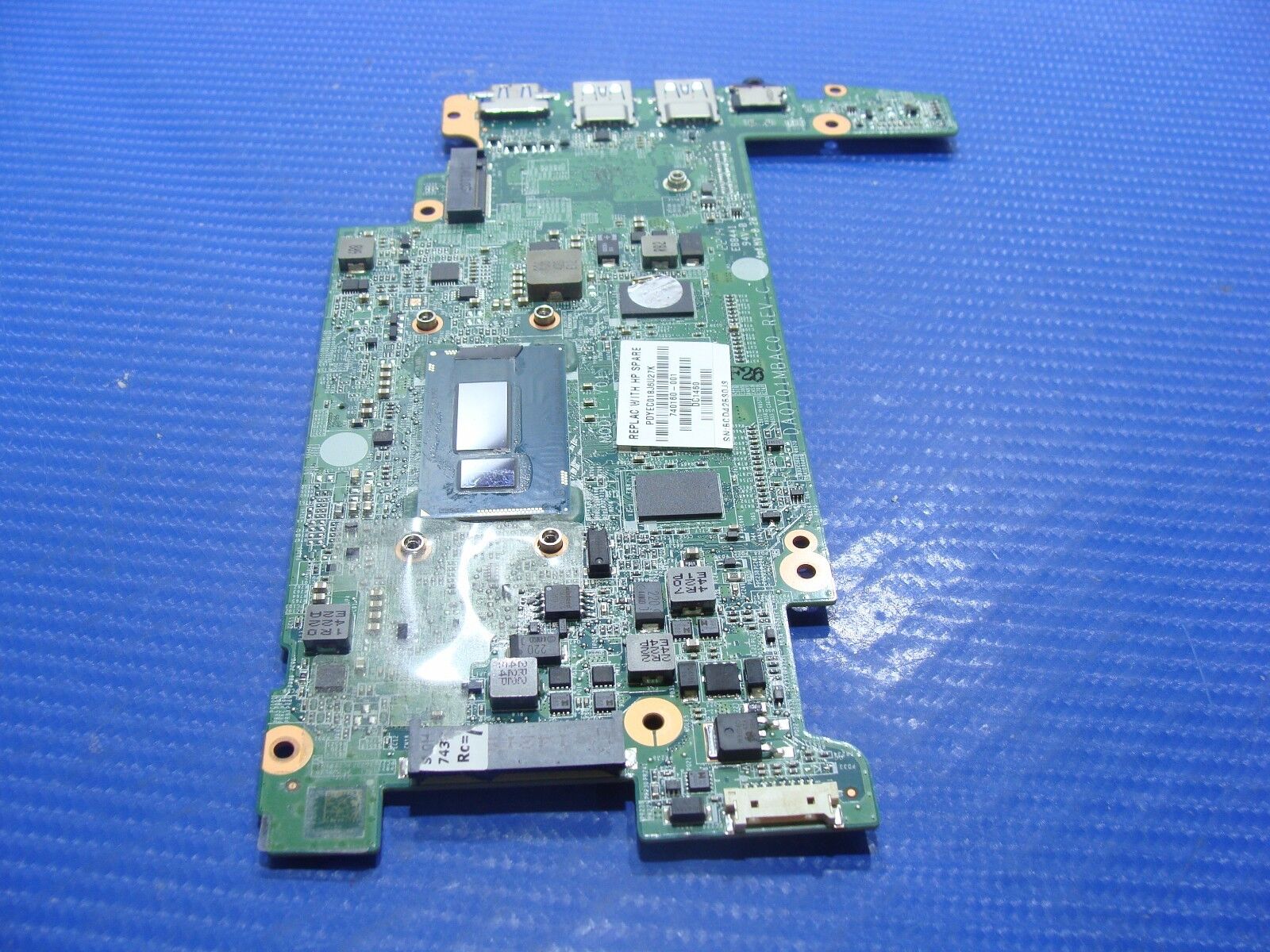 HP ChromeBook 14-q029wm Intel 2955U 1.4GHz Motherboard 740160-001 DA0Y01MBAC0