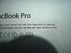 MacBook Pro A1502 13" Late 2013 ME864LL/A Genuine Bottom Case 923-0561 - Laptop Parts - Buy Authentic Computer Parts - Top Seller Ebay