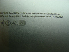 MacBook Air A1466 MD760LL/A Mid 2013 13" Genuine Laptop Bottom Case 923-0443 Apple