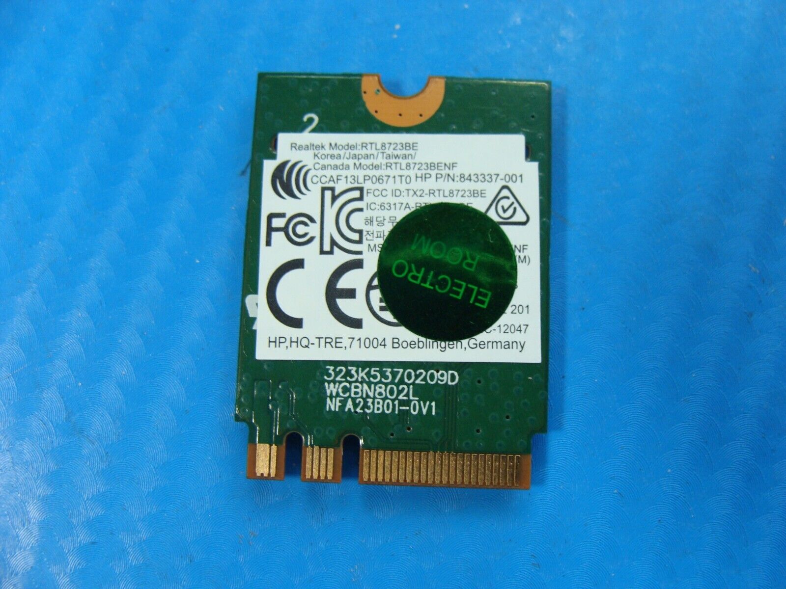 HP AIO 23.8 24-g010 Genuine Wireless WiFi Card RTL8723BE 843337-001 843338-001