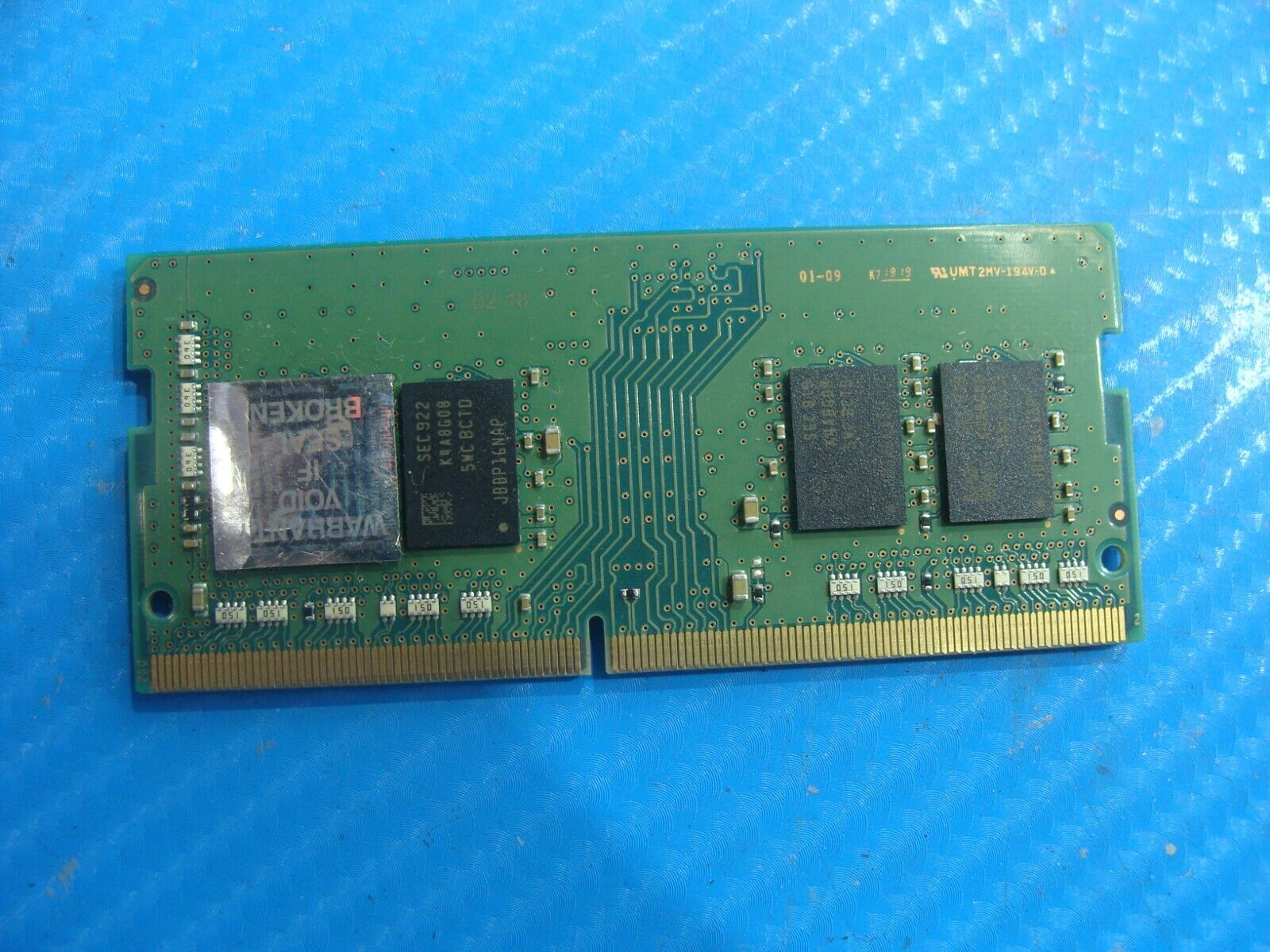 Lenovo Y540-15IRH So-Dimm Samsung 8GB Memory RAM PC4-2666V M471A1K43CB1-CTD