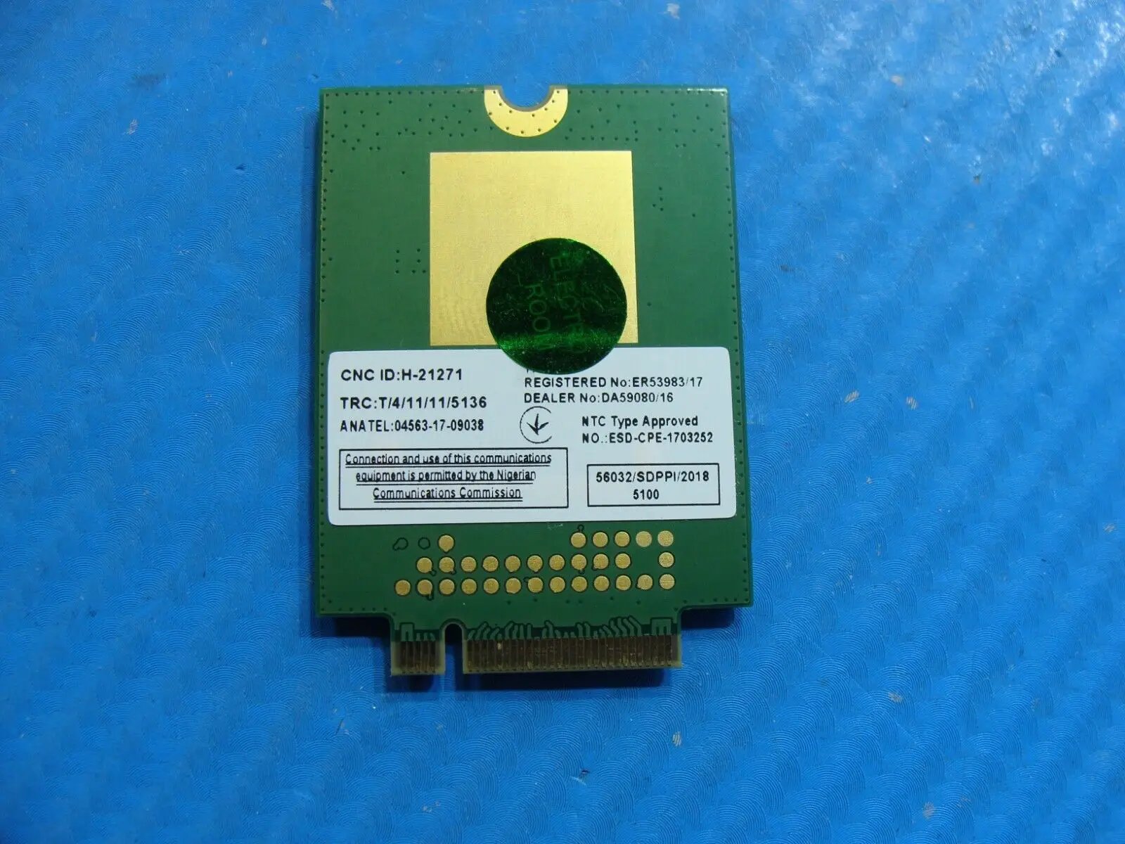 Dell Latitude 5401 Fibocom LTE/WCDMA 4G WWAN Card L850-GL 284DC