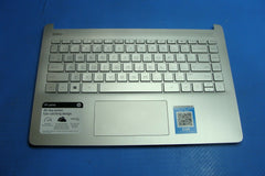 HP 14-fq0022od 14" Genuine Laptop Palmrest w/ Keyboard Touchpad ea0pa003010 "A" 