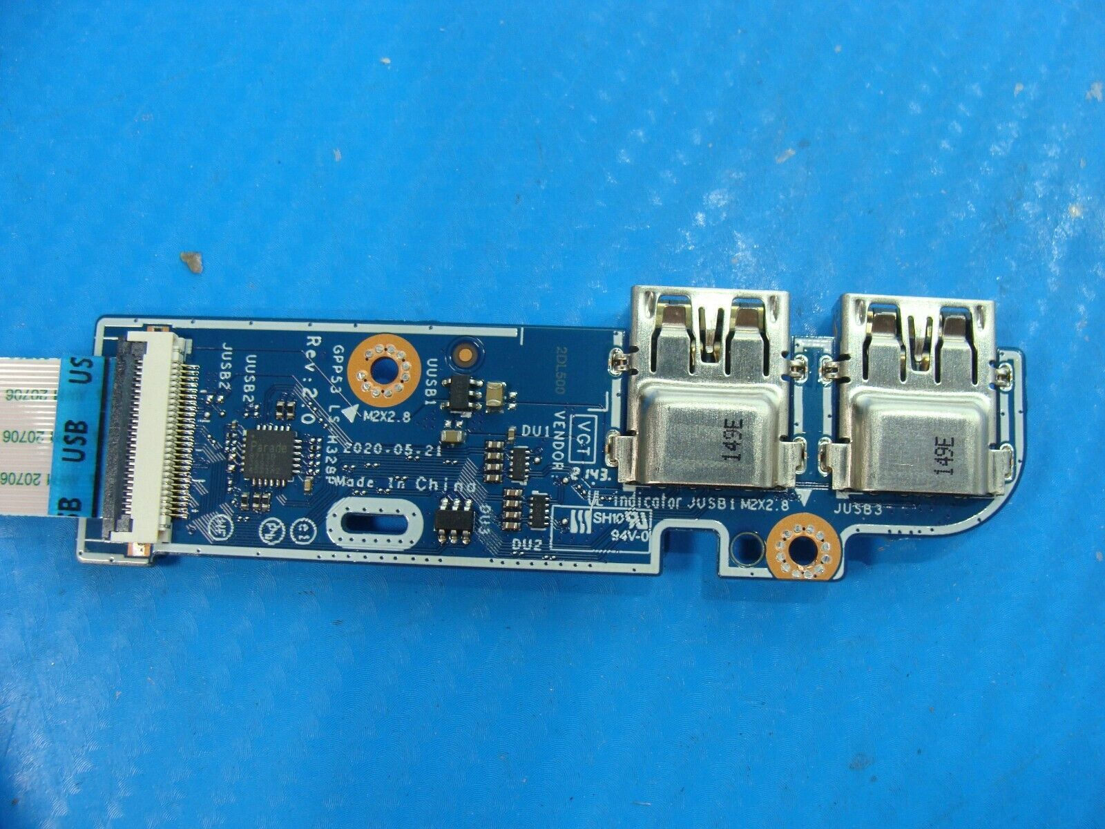 HP 15.6” 15-gw0123od Genuine Laptop Dual USB Port Board w/Cable LS-H328P