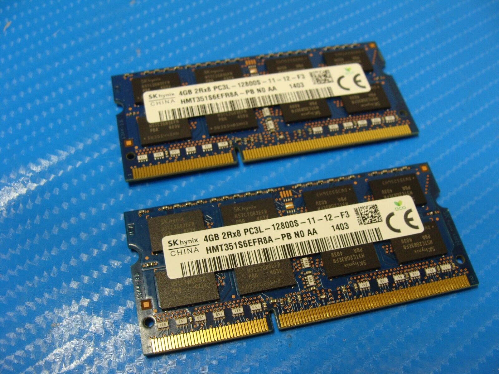 Dell 7537 SK Hynix 8GB (2x4GB) PC3L-12800S Memory RAM SO-DIMM HMT351S6EFR8A-PB