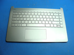 HP 14-fq0045nr 14" Genuine Laptop Palmrest w/ Keyboard Touchpad Grd A