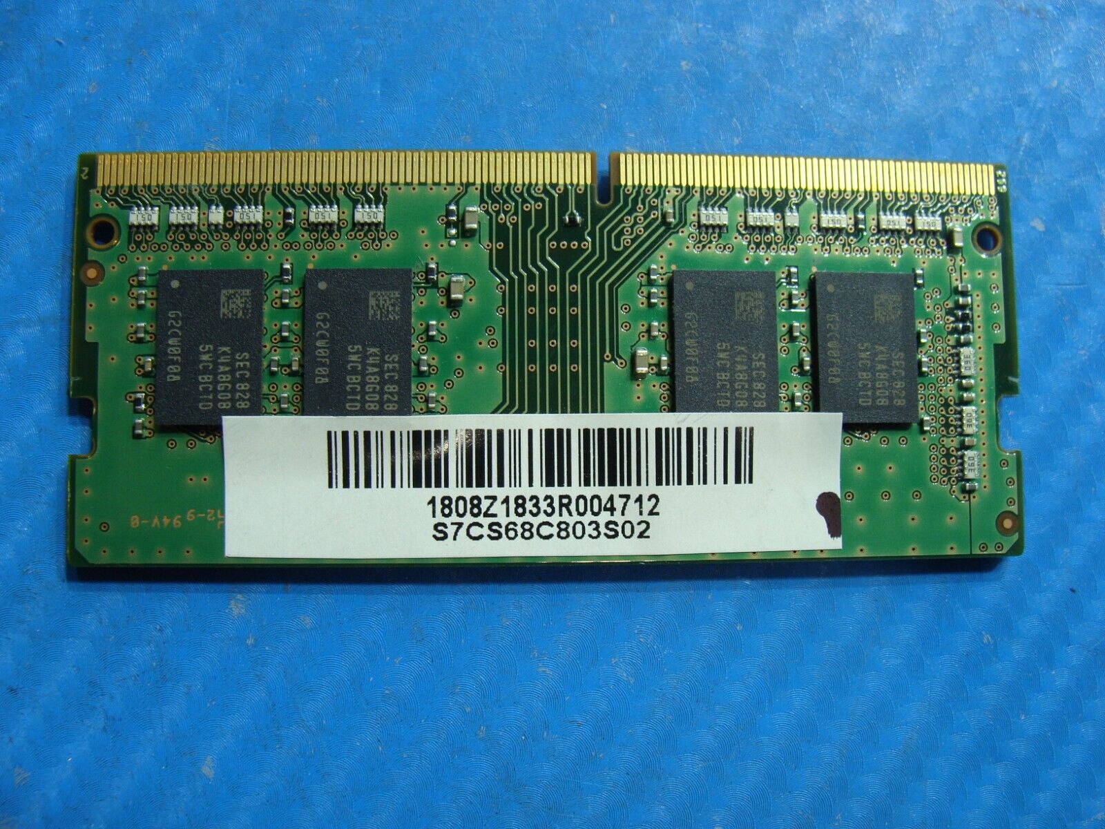 MSI GE63 So-Dimm Samsung 8GB Memory RAM PC4-2666V M471A1K43CB1-CTD