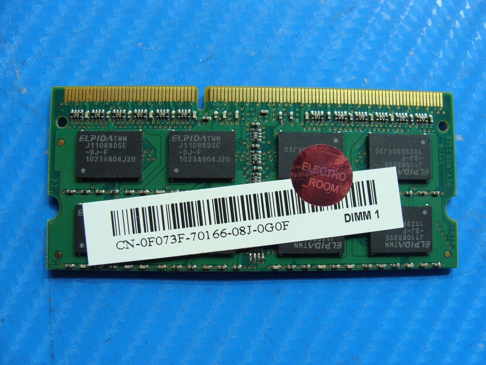 Dell E5510 Kingston 2GB Memory Ram 2Rx8 PC3-10600S 9995428-009.A00LF KF073F-ELD