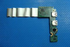 Dell Inspiron 11-3168 11.6" Genuine Audio Jack Dual USB Board w/Cable MH4F6 