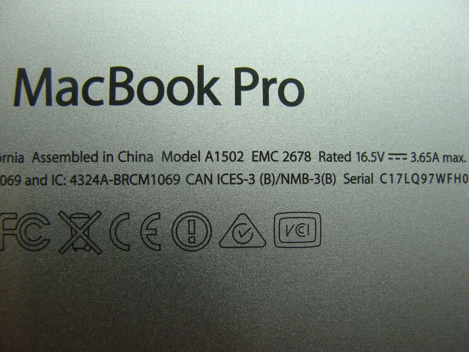 MacBook Pro A1502 13