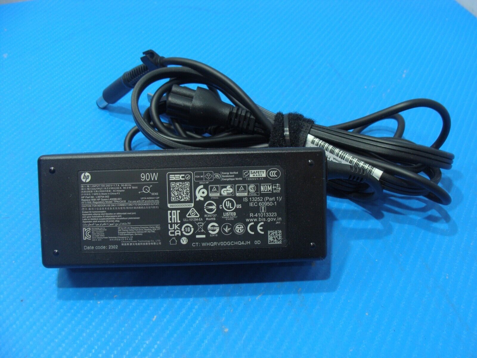 GENUINE HP 90W Laptop Charger AC Power Adapter L39754-002/L39754-003/902991-002