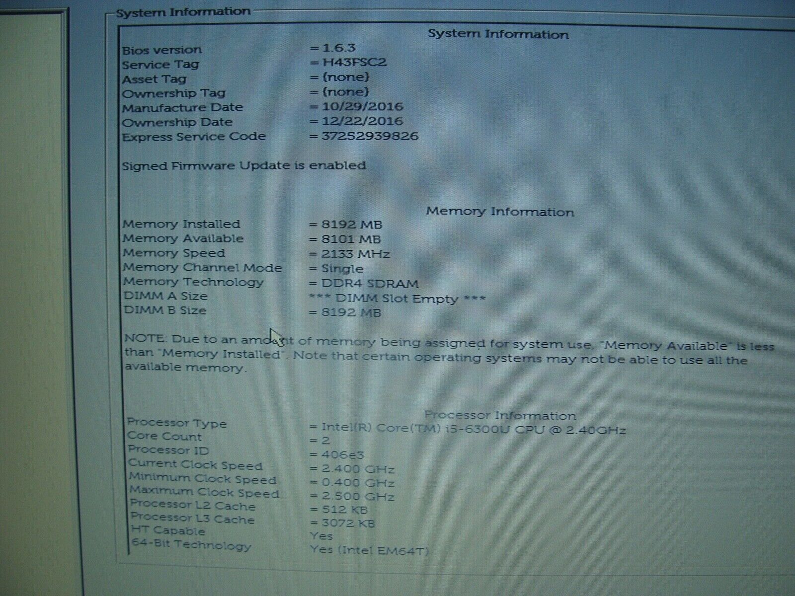 Profitable Lot of 2 - EXcL FHD Dell Latitude E7270 | i5-6th Gen, 8GB RAM, 2.4Ghz