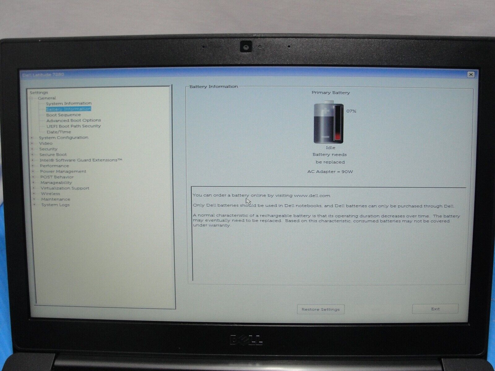 Dell Latitude 7280 i5-7300u 2.6GHz 8GB 256GB SSD Backlight KB - Working Good-