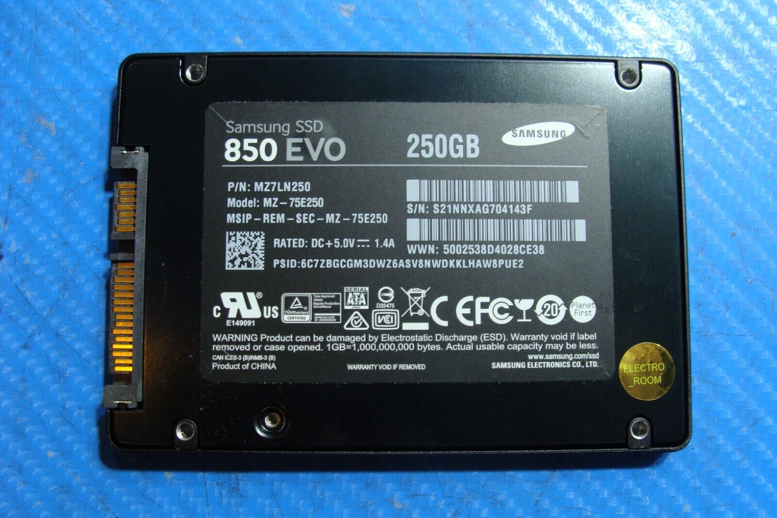 HP 800 G1 Samsung 250GB 2.5