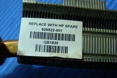 HP 17.3" 17-bs061st Genuine Laptop CPU Cooling Heatsink 926522-001 GLP* HP