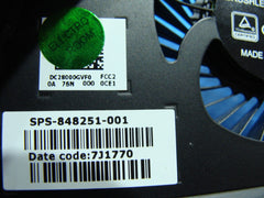 HP ZBook 15.6” 15 G4 Genuine CPU Cooling Fans w/Heatsink 848251-001 DC28000GVF0