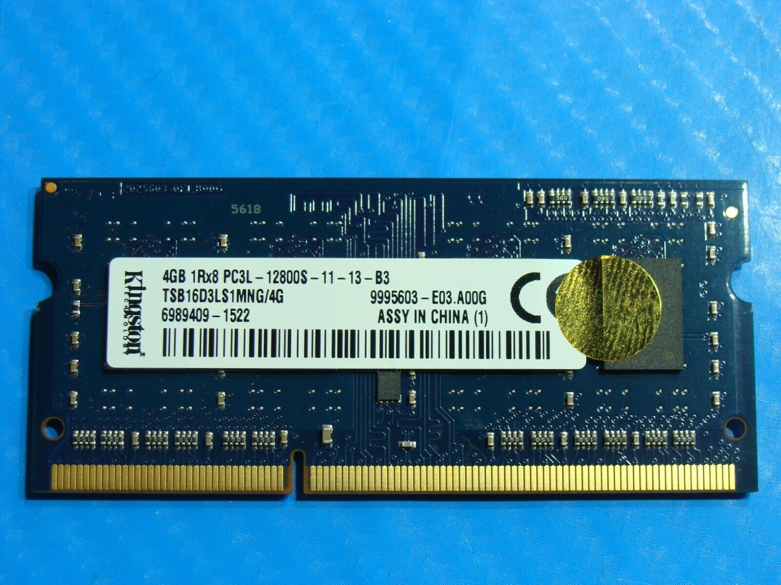 Toshiba C55t-C5300 Kingston 4GB PC3L-12800S SO-DIMM Memory RAM TSB16D3LS1MNG/4G - Laptop Parts - Buy Authentic Computer Parts - Top Seller Ebay