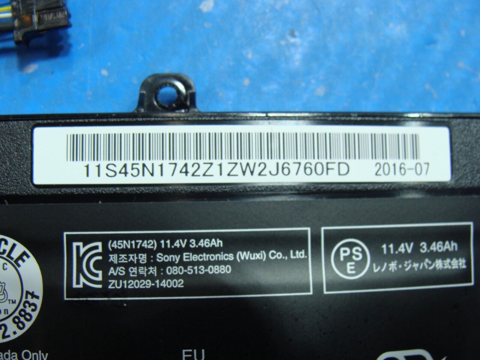 Lenovo Thinkpad T560 15.6 Battery 11.4V 44Wh 3460mAh 45N1742 45N1743 85%