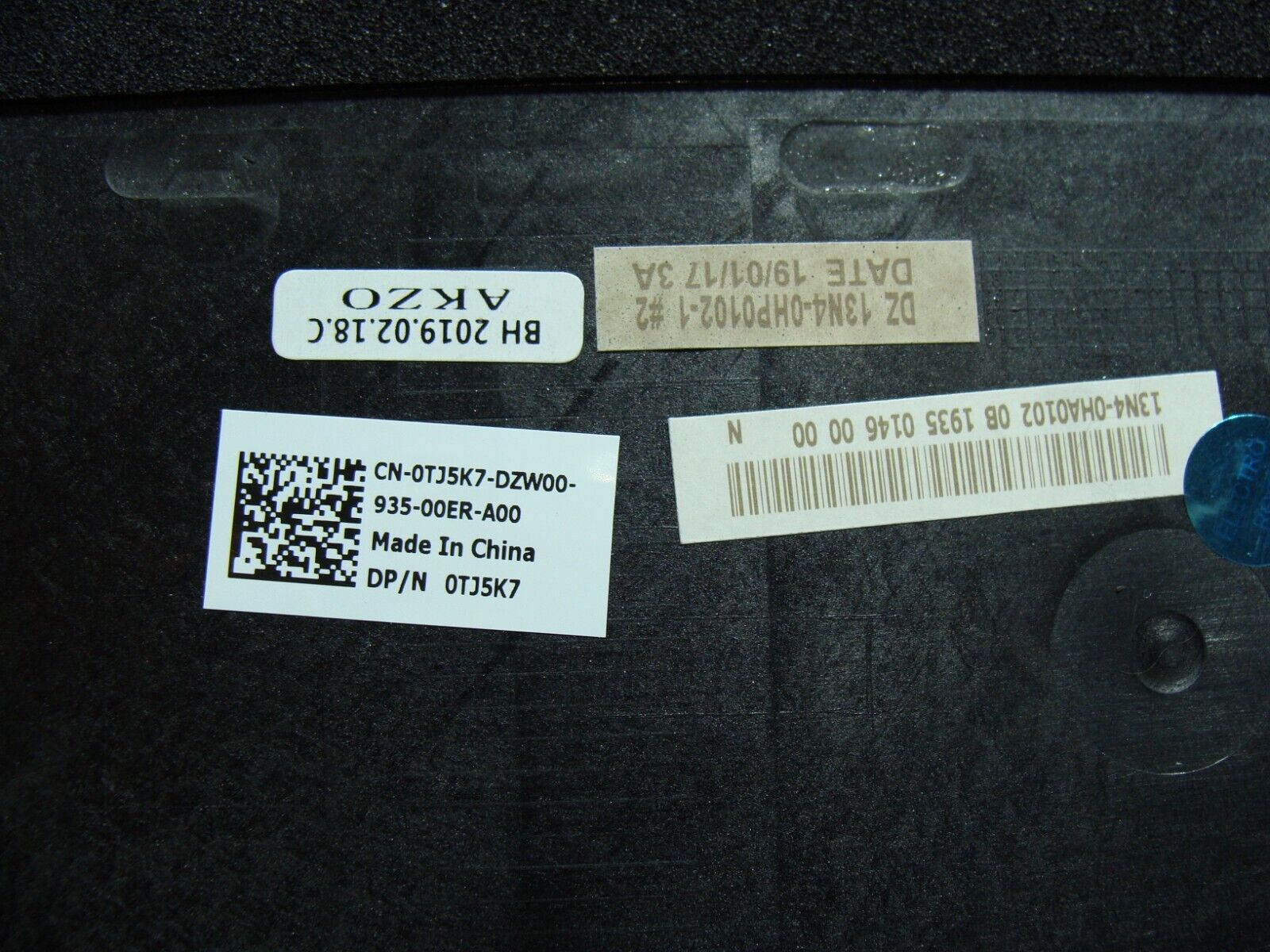 Dell G5 15.6” 15 5590 OEM LCD Back Cover w/Front Bezel Black TJ5K7 13N4-0HA0102