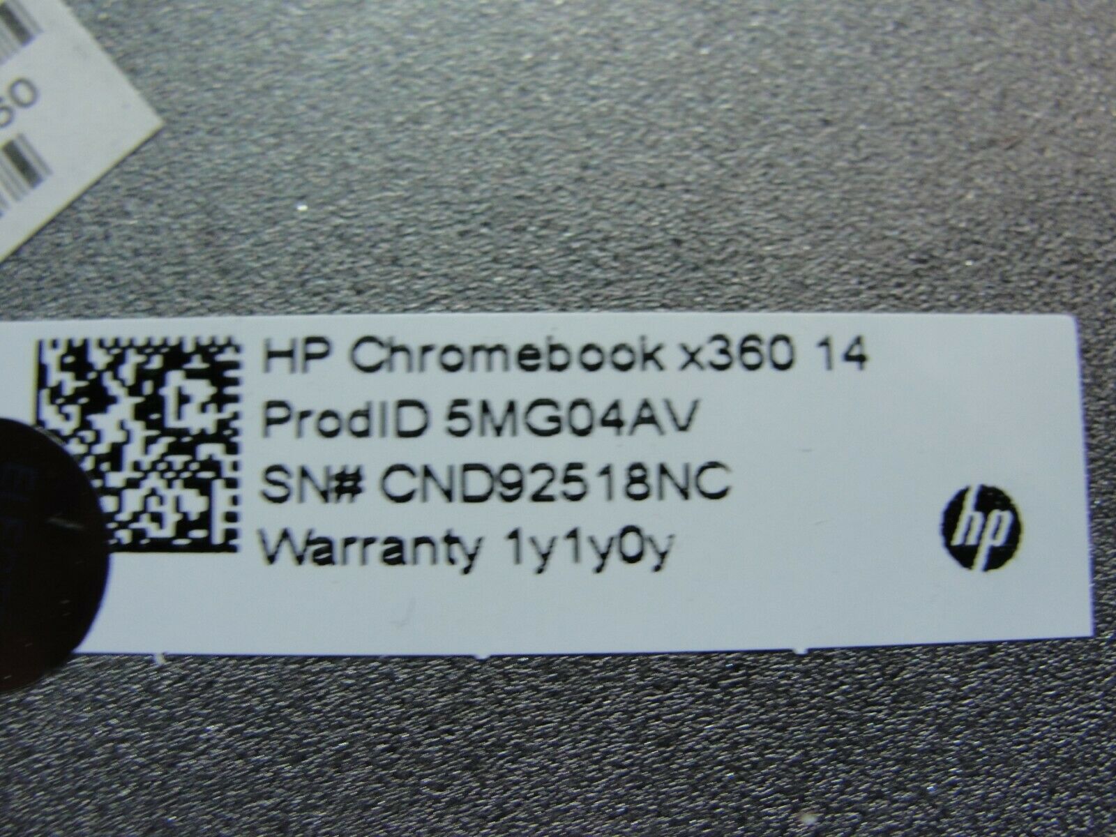 HP Chromebook x360 14 G1 14